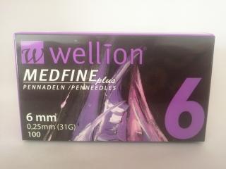 Lancety Wellion Medfin 31 G 0,25x6 mm /100 ks/