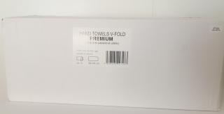 Papírové ručníky PREMIUM Z-Z bílé 2 V 100% celulóza 23x21 cm /3000 ks/