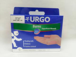 Urgo BURNS na popáleniny lipidok.nápl. 5x7 cm /6 ks/