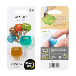 Flexibilní barevné obaly na klíče Nite Ize IdentiKey™ Covers Velikost: Covers Only- 4 Pack