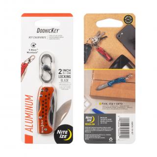 Zavírací nůž  Nite Ize  DOOHICKEY KEY CHAIN KNIFE Barva: Oranžová