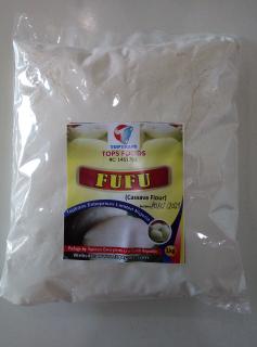 Tops Fufu (Cassawa Flour) 1 kg (Tops Fufu (Cassawa mouka) 1 kg)