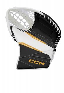 CCM | Lapačka CCM Axis A2.9 Senior - Barva Bílo/černo/žlutá, Uchop Levá ruka (Klasický gard)