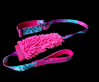 Agility originální vzor šíře 4 cm Velikost agility vodítka: M/L- (28-40 cm) šířka popruhu 2,5 cm, Vzor na vodítku: PINK DREAM