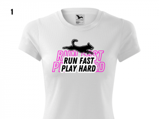 Funkční triko pro pejskaře RUN FAST PLAY HARD Velikost trika: 2XL