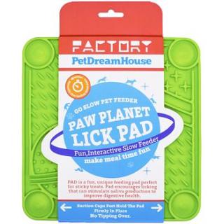 PetDreamHouse lízací podložka Paw Planet Lick Pad – zelená