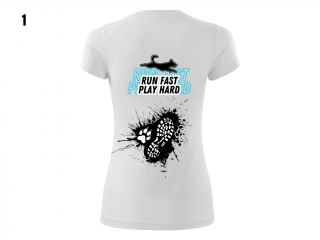 Týmové funkční triko pro pejskaře RUN FAST PLAY HARD Velikost trika: 2XL