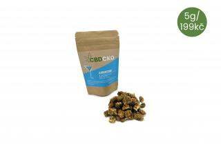 CBDčko CBD Konopný květ Cannatonic (malé paličky) Váha: 1 kg