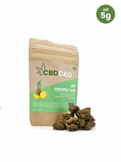 CBDčko CBD konopný květ Pineapple kush (malé paličky) Váha: 1 kg