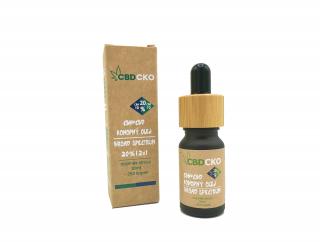 CBDčko Konopný olej 10% CBN + 10% CBD broad spectrum 20% 10 ml