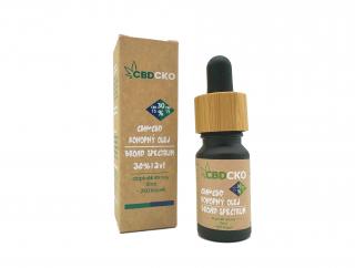 CBDčko Konopný olej 15% CBN + 15% CBD broad spectrum 30% 10 ml