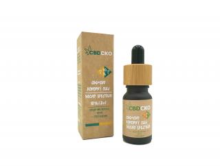 CBDčko Konopný olej CBG 5% + CBD 5% broad spectrum 10% 10 ml