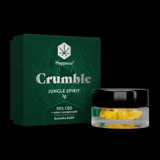 Happease, CBD Extrakt Crumble - Jungle Spirit 90% CBD 1g