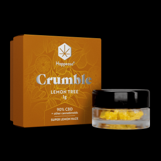 Happease, CBD Extrakt Crumble - Lemon Tree 90% CBD 1g