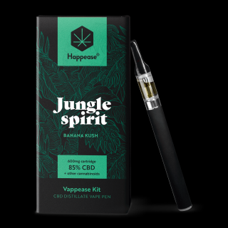 Happease Jungle Spirit - Vapovací sada, 85 % CBD, 600 mg