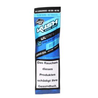 Kush Herbal Hemp Blunt Wraps Ultra Blue, příchuť Borůvka