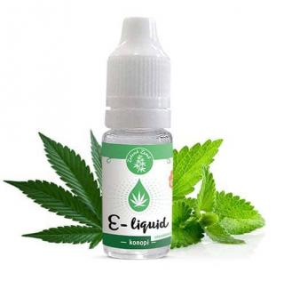 Zelená Země, CBD 1% liquid, příchuť Konopí - Spearmint 10 ml