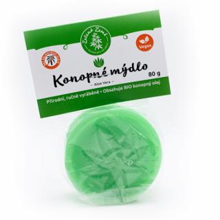 Zelená Země, Konopné mýdlo - Aloe Vera 80 g