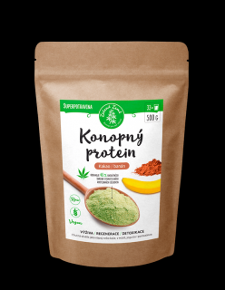 Zelená Země, Konopný protein kakao-banán, 500 g