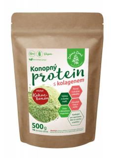 Zelená Země, Konopný protein s kolagenem, 500 g