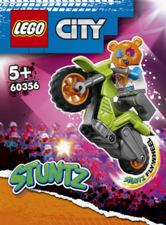 LEGO® City 60356 Medvěd a kaskadérská motorka