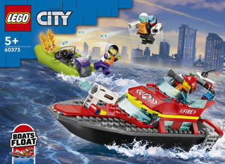 LEGO® City 60373 Hasičská záchranná loď a člun