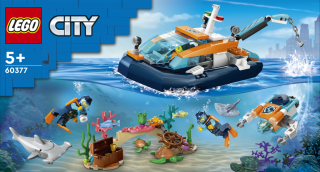 LEGO® City 60377 Průzkumná ponorka potápěčů