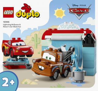 LEGO® DUPLO® Disney 10996 Na myčce s Bleskem McQueenem a Bur