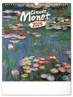 Nástěnný kalendář Claude Monet 2025, 30 × 34 cm