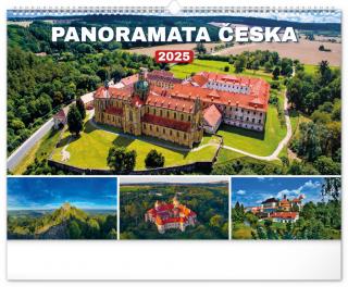 Nástěnný kalendář Panoramata Česka 2025, 48 × 33 cm