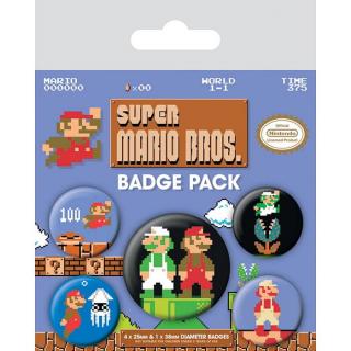 Sada placek Super Mario - Retro