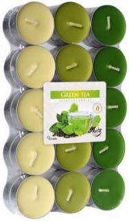Bispol čajová vonná svíčka Zelený čaj 30ks