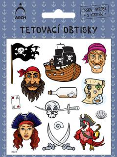 Dětské tetovací obtisky - piráti 02