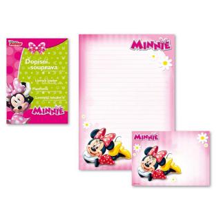 DOPISNÍ PAPÍR BAREVNÝ / MINNIE MOUSE / A4