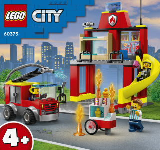 LEGO® City 60375 Hasičská stanice a auto hasičů