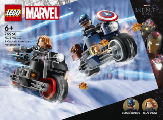 LEGO® Marvel 76260 Black Widow a Captain America na motorkách