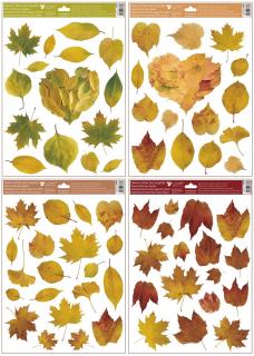 Okenní fólie 30x42 cm přírodní podzimní listy