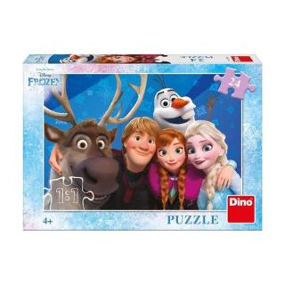 PUZZLE 24 DÍLKŮ SELFIE FROZEN - LEDOVÉ KRÁLOVSTVÍ