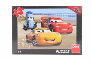 Puzzle cars 3:Na pláži 24 dílků