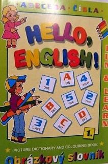 Vymalovánky A4 Hello,English!1.