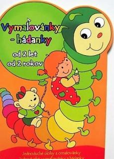 Vymalovánky-hádanky,vykrajované od 2 let