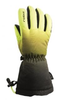 Dětské lyžařské rukavice Relax Puzzy RR15I junior (neon yellow/black) věk: 6