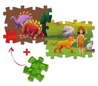 Everlasting Puzzle - Dinosauři/Pravěk Varianta: Stegosaurus/Šavlozubý tygr