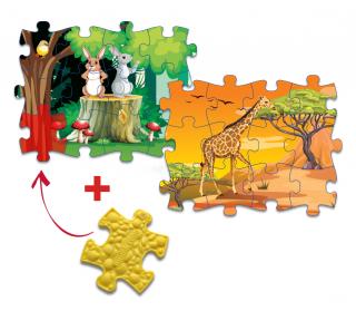Everlasting Puzzle - Les/Safari Varianta: Králík/Žirafa