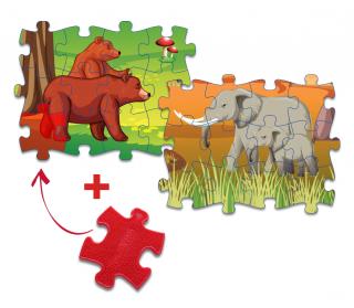 Everlasting Puzzle - Les/Safari Varianta: Medvěd/Slon