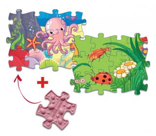 Everlasting Puzzle - Podmořský svět/Hmyz Varianta: Chobotnice/Beruška