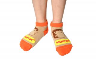 MUFFIK bavlněné ponožky - béžové, velikost 36-39