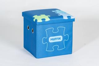 Úložný box MUFFIK malý modrý Varianta setu: B