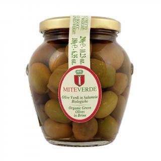 BIO zelené nakládané olivy Marina Colonna (Olives Miteverde) 180 g