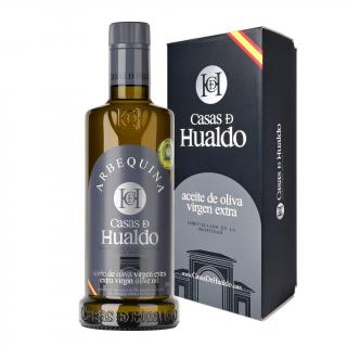 Casas de Hualdo Prémiový extra panenský olivový olej Arbequina v dárkové kazetě 500 ml